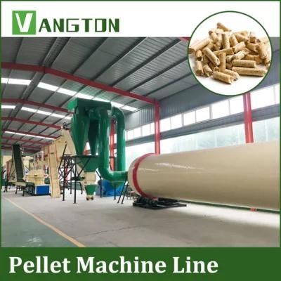 Vertical Ring Die Wood Pellet Mill 560 760 1.5-2 Tons Per Hour with Automatic Lubricating System