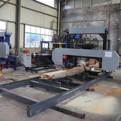 Horizontal Diesel Log Portable Band Sawmill for Log Farm Forestry