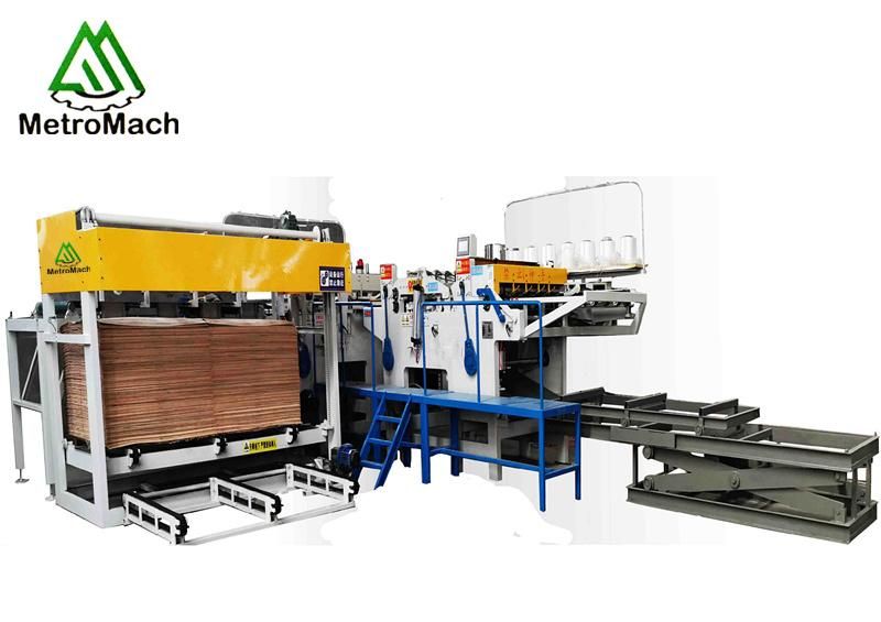 L Type Core Veneer Composer Jointer Machine