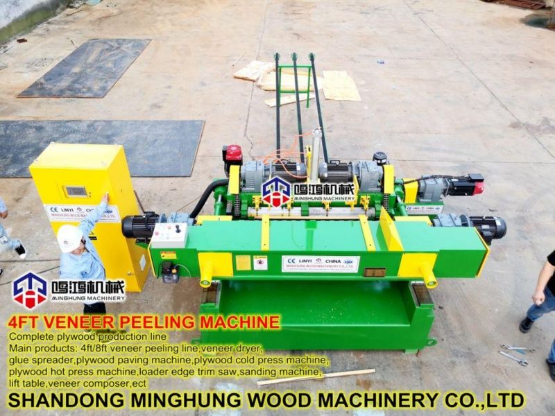 Wood Log Peeling Machine for Wood Veneer Production