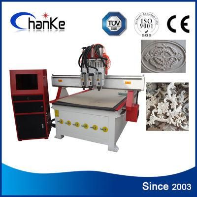 Wooden Chair Legs Woodworking Machinery with Rotary 3 Heads Ck1325