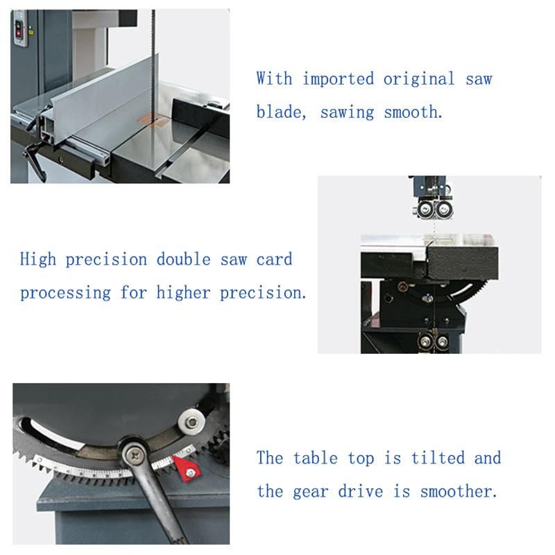 Woodworking Fine Wood Vertical Band Saw Machine