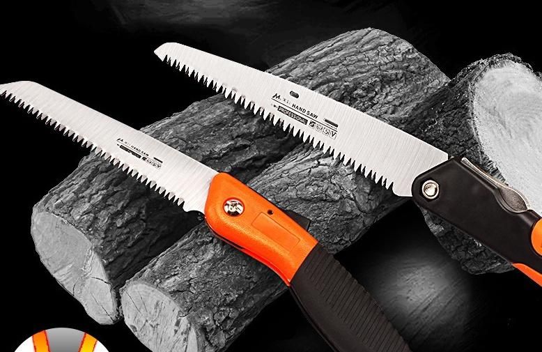 Hand Sawing Domestic Folding Saw Fruit Tree Pruning Garden Saw Multi-Purpose Outdoor Cutting and Sawing Tool