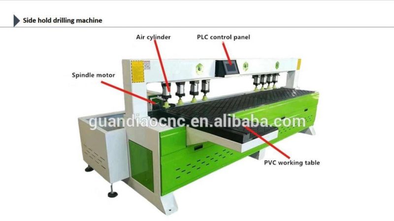 Automatic Infrared Side Panel Furniture CNC Laser Side Hole Machine