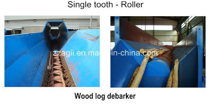 High Output Roller Type Tree Peeling Machine Wood Debarker Machine