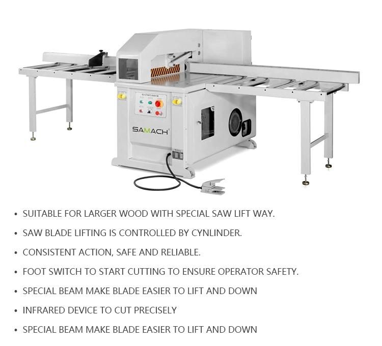 High Speed Cutting Saw Wood Cut off Saw Machine