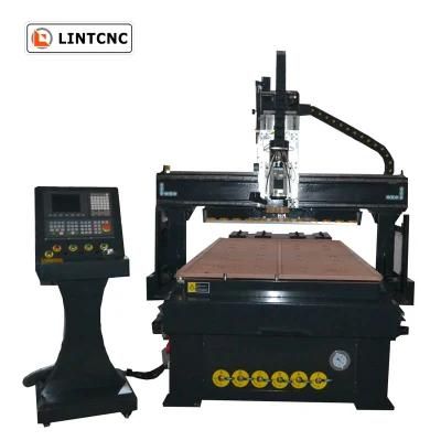 Syntec System 1325 3 Axis Atc 3D Woodworking CNC Router for Wood MDF Furniture