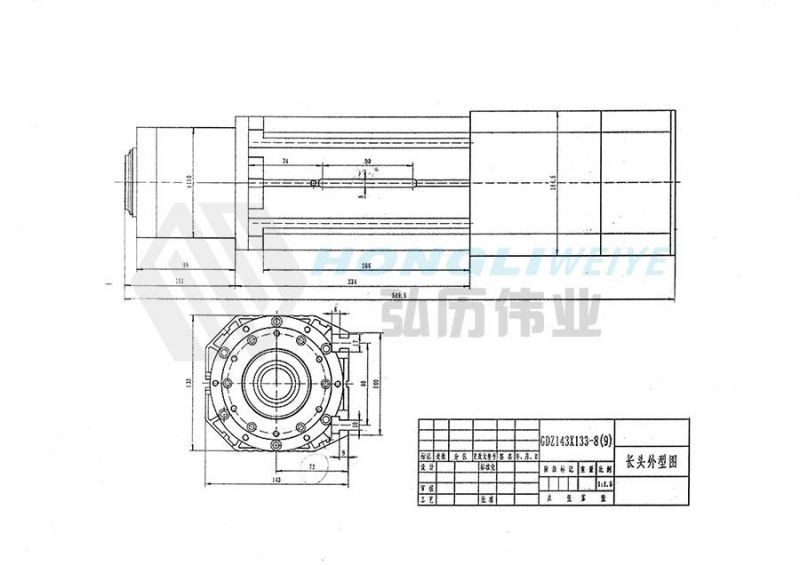 9kw Air Cooled Spindle Motor Atc Spindle 24000rpm ISO30 Spindle CNC