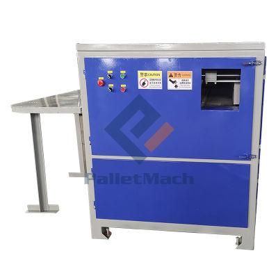 High Efficiency European Pallet Block Cutting Machine with Dust Collector