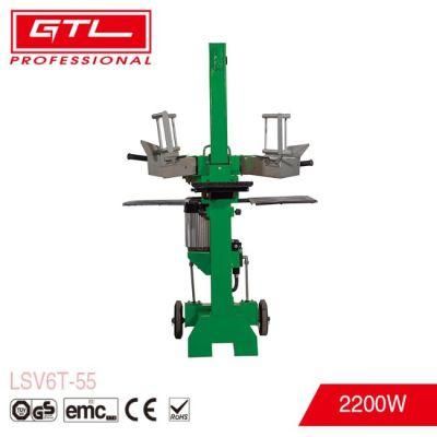 6ton Pressure Vertical Wood Splitter Household Log Splitter Agricultural Wood Splitter Electric Wood Splitter (LSV6T-55)