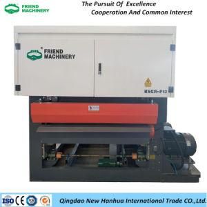 Fast Feeding Surface Polishing Belt Sanding Machine with Two Heads