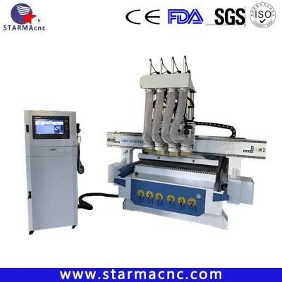 Economic Multi Head Atc CNC Router for Wood Foam