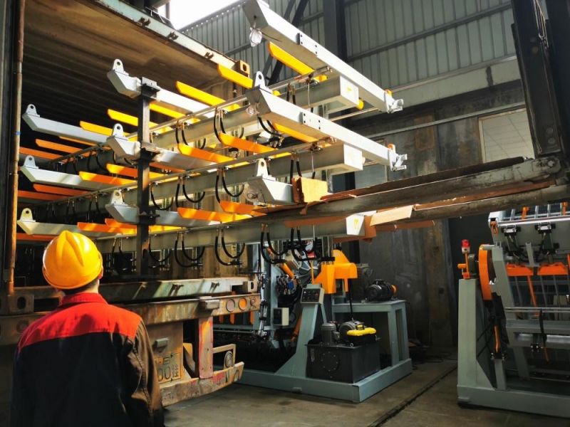 PLC Control Hydraulic Press Wood Clamp Carrier for Lamination