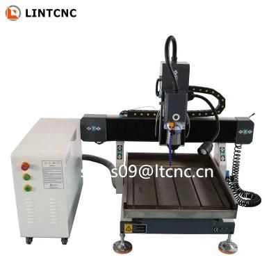Mini DIY CNC 3020 6040 6060 Router 1500W 4axis USB Port Add Water Tank Mach3 Controller for Wood Metal Working Engraving Milling Machine