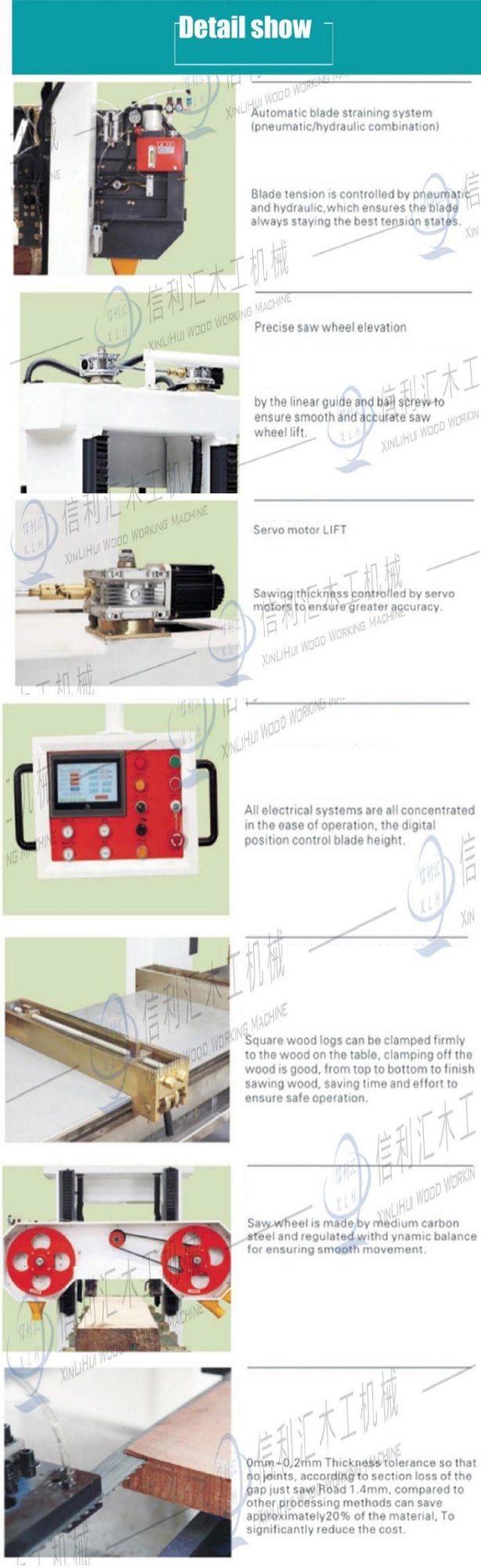 Mjr1200*8000 Gantry Band Saw for The Rose Wood Graphite Cutting Gantry Band Saw Machine Gantry Horizontal Band Resaw Wood Sawing Machine Automatic Wood Sawing