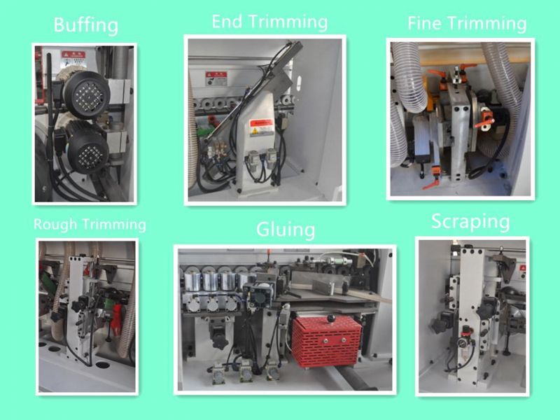 Woodworking Machinery Auto Corner PVC Edge Banding Rounding Machine