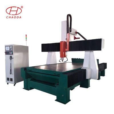 Big 3D Granite Stone Sculpture Engraving CNC Router Machine with 4 Axis Rotary