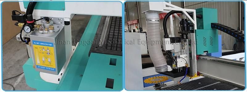 Woodworking Aluminum Automatic Disc Type Atc CNC Router Machine 850W