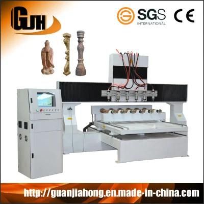 Woodworking Machine 3D CNC Engraving Machine, 4 Axis Wood CNC Router