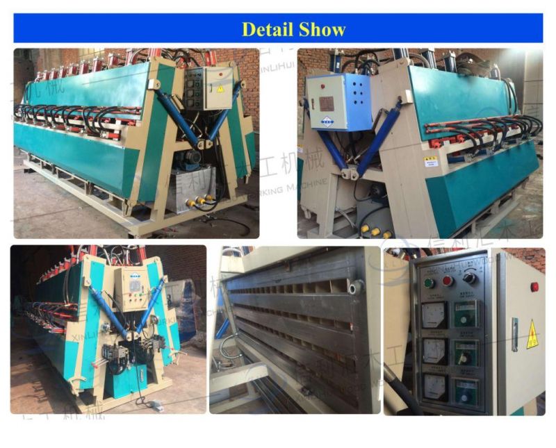 a Frame / a - Frame Two Side Press Machine with Electric Heating System/ Wood Heating Press Jointing Machine