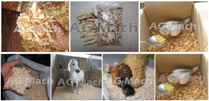 Horizontal Type Wood Shavings Making Machine for Horse Bedding