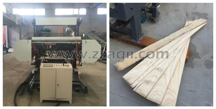 Mobile Diesel Engine Wood Band Sawmill Machine for Furniture