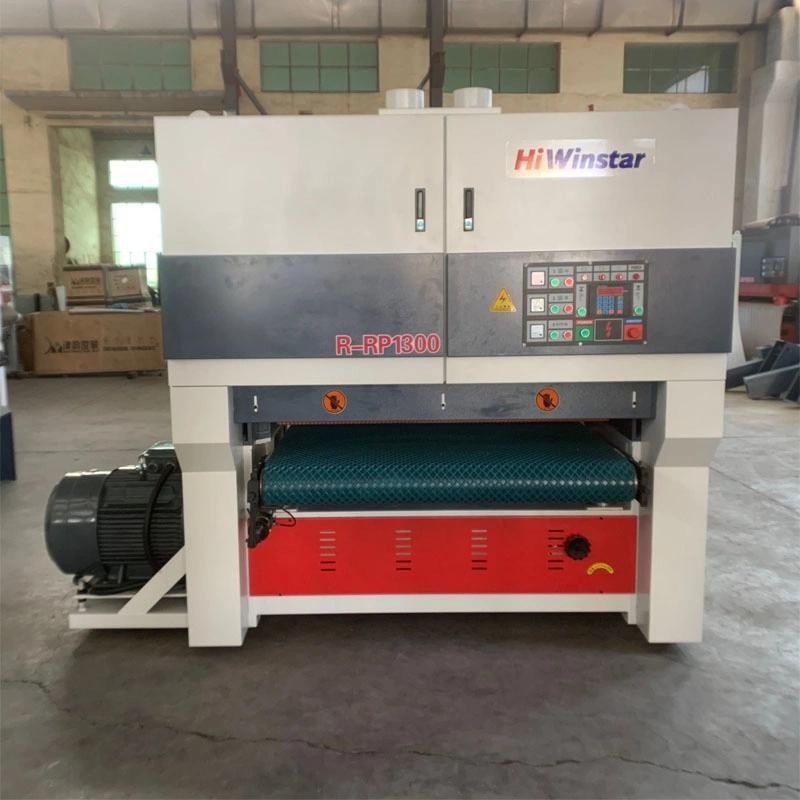 R-RP1300 Heavy Duty Woodworking Sander Machine Wood Panel 1300mm Wide Belt Sanding Machine