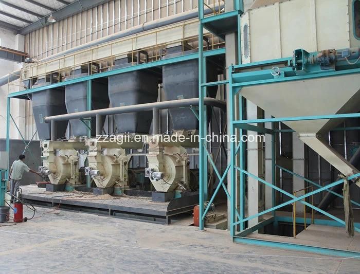 China Manufacture 1-1.5t. H Horizontal Ring Die Biomass Rice Husk Pellet Machine