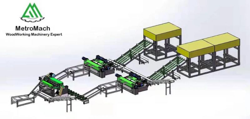 Automatic Woodworking Heavy Duty 4FT Plywood Log Debarker Machine