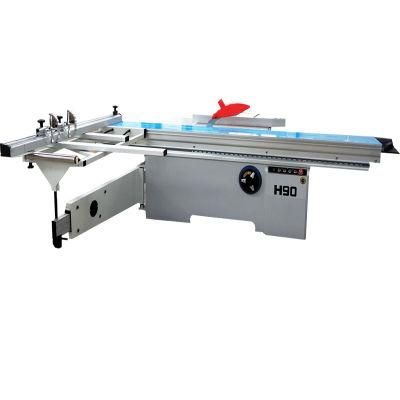 H90 Woodworking Machinery 45 Degree Wood Cutting Sliding Table Panel Saw
