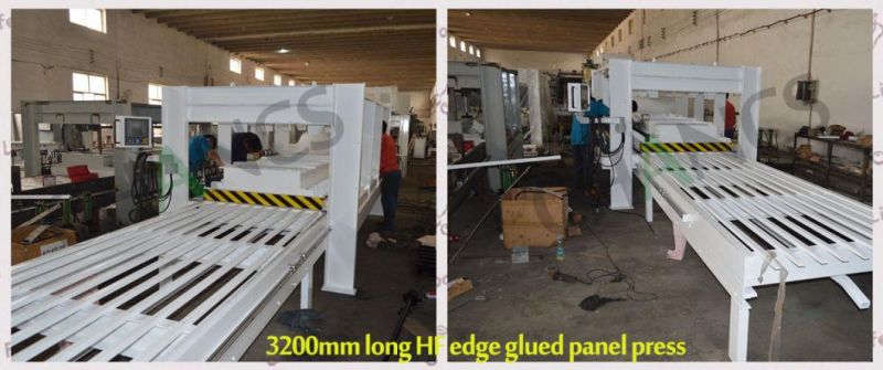 Radio Frequency Edge Gluer Board Press with Conveyor Belt