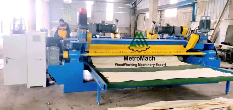 Automatic Woodworking High Speed 8FT Plywood Veneer Peeling-Clipper Machine