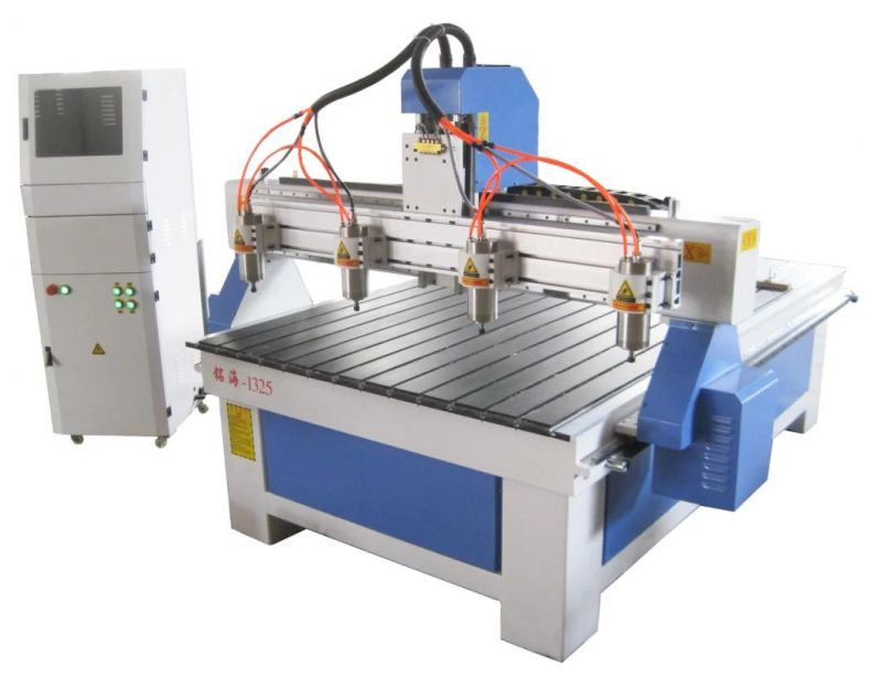 Four Heads CNC Wood Router Machine 1300*2500mm