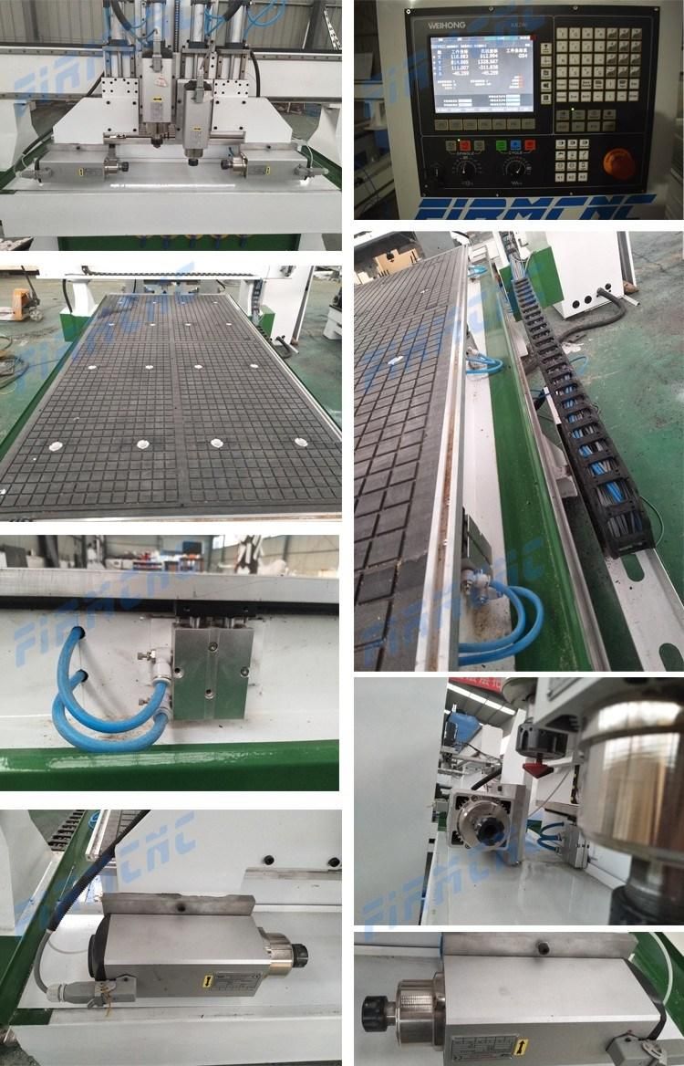 Multi Spindles Engraving Machine 3 Axis CNC Wood Router with Ce