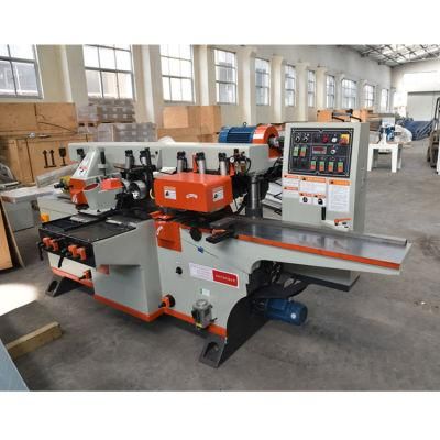 Solid Wood 4 Side Planer Moulder Four-Side Moulder Woodworking Machinery with 4 Spindles