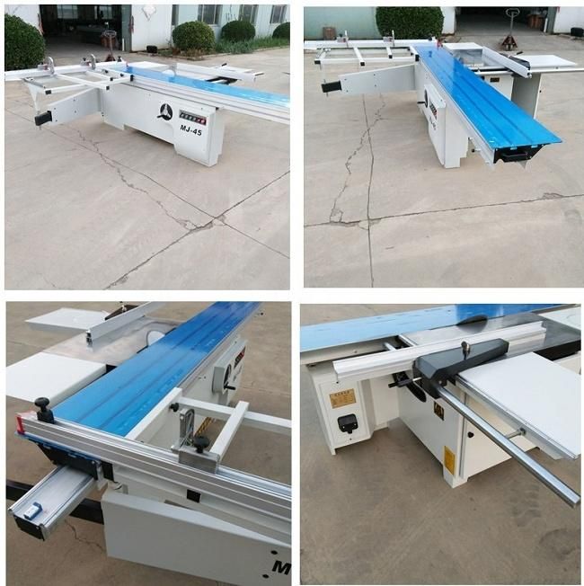 Fast Speed 45/90 Degree Precision Wood Cutting Slide Table Saw Machine