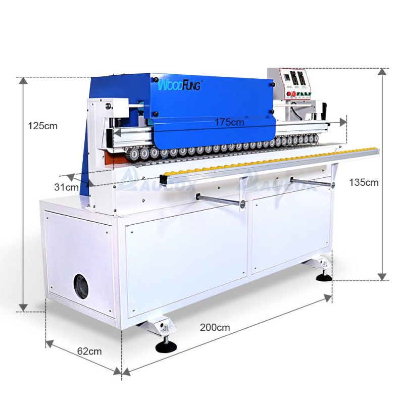 5 Functions Automatic Edge Banding Machine for Straight Woodworking