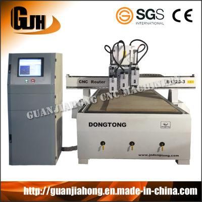 1325-3 Multi Spindle, 3-Process Wood Door, Cabinet, Atc CNC Router, CNC Engraving Machine