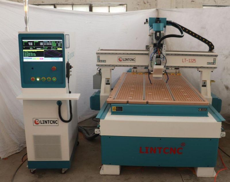 CNC Router with Automatic Tool Change Spindle Woodworking 1325 2030 2130 Atc Machine