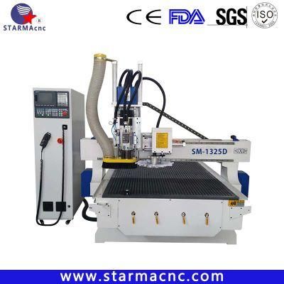 Jinan Starma Wood Furniture Atc CNC Router Machinery 1530 1325