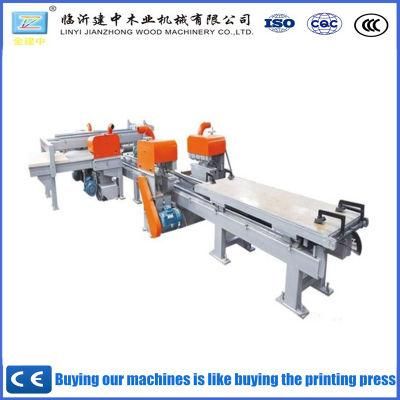 Qingdao Port Automatic Plywood Edge Trimming Cutting Saw Machine
