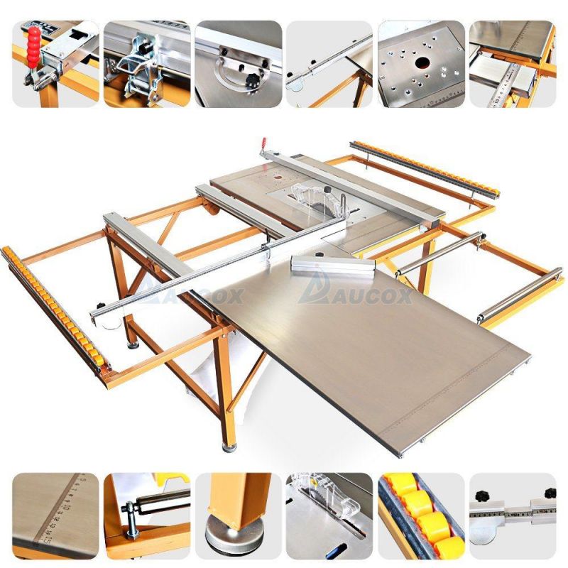 Woodworking Small Table Saw and Dust Free Folding Table Saw