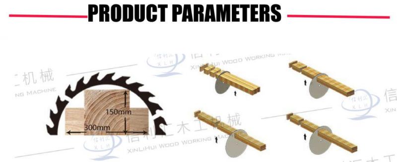 Cutting off Wood Input Different Length and Quantity in Program Electronic Cut-off Saw Bridge Saw