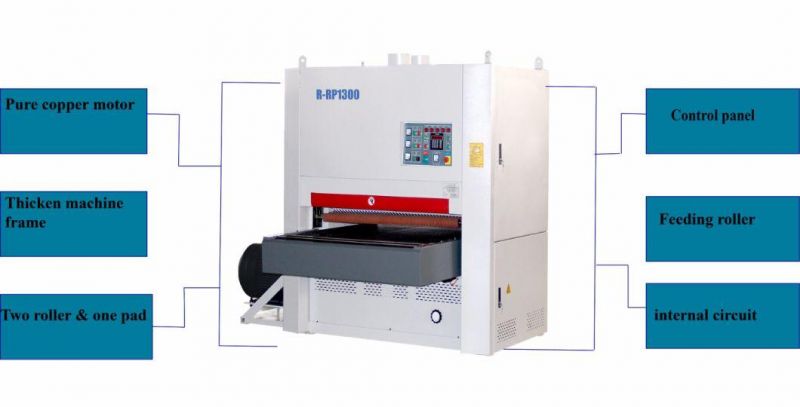 Wild Belt Sander 1300 150 Thickness and with Spiral Cutter Wood Grinder Need 2 Wide Belt Sanders,
