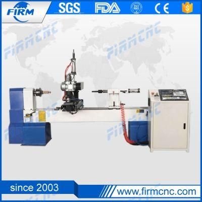 Polishing Drilling Function Baseball Bat CNC Wood Turning Lathe Machine for Sale