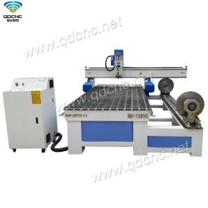 CNC Engraving Machine with Rotary Axis on The Side Qd-1325r40L