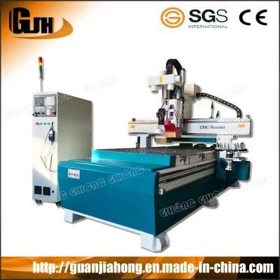 Carousel Atc Matching with Gang Drill Woodworking CNC Router Machine for Panel Furniture