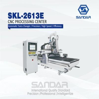 Woodworking CNC Processing Machine with Cutting Routing Drilling Milling Function