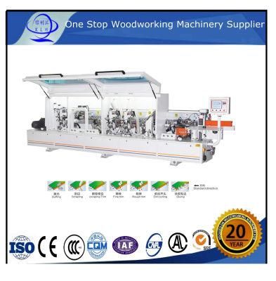 Scraping Function for Auto Edge Banding Machine PVC Belt Sticking and Sealing Machine on Plywood with Heat Glue