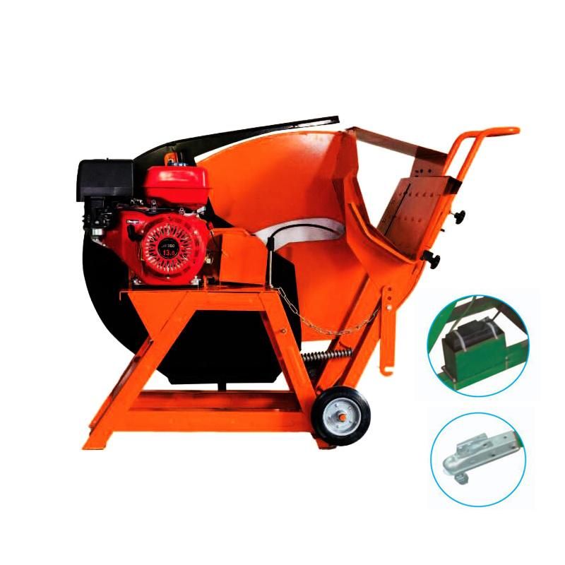 15HP Log Saw for Sale 700mm Steel Blade Hand Saws for Large Logs with Option Engine